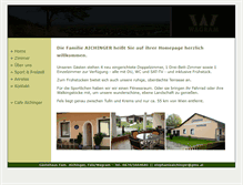 Tablet Screenshot of gaestehaus-aichinger.at